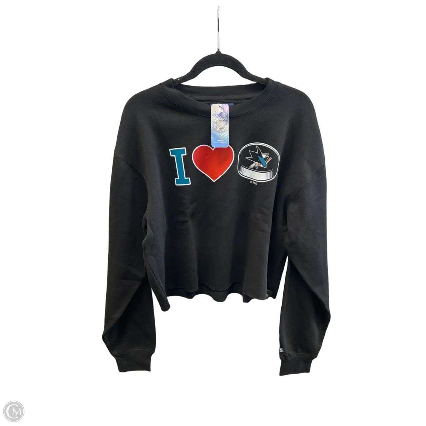 Sweatshirt Crewneck By Blue 84 In Black, Size: M