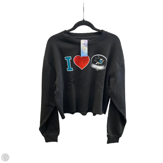 Sweatshirt Crewneck By Blue 84 In Black, Size: M