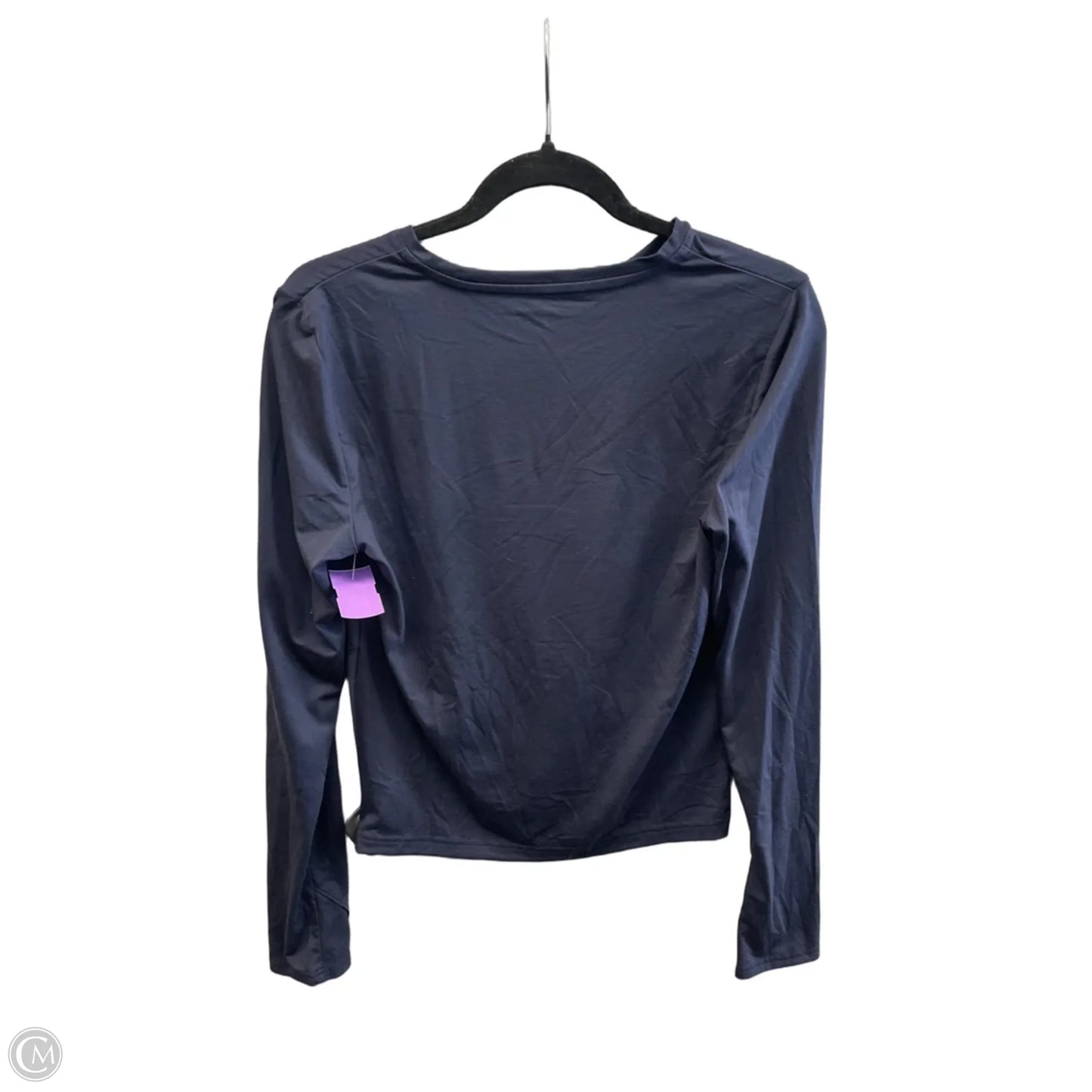Top Long Sleeve By Athleta In Navy, Size: M