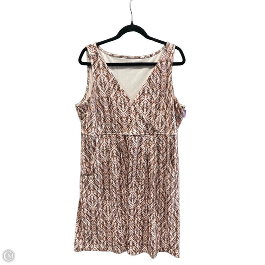 Dress Casual Short By Eddie Bauer In Pink, Size: Xl