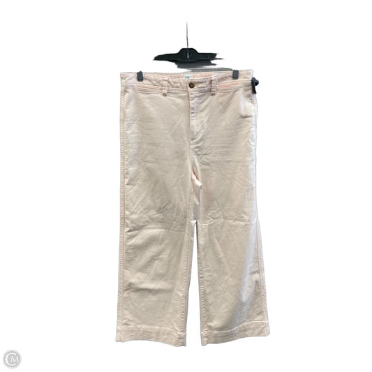 Pants Wide Leg By Gap In Pink Denim, Size: 8