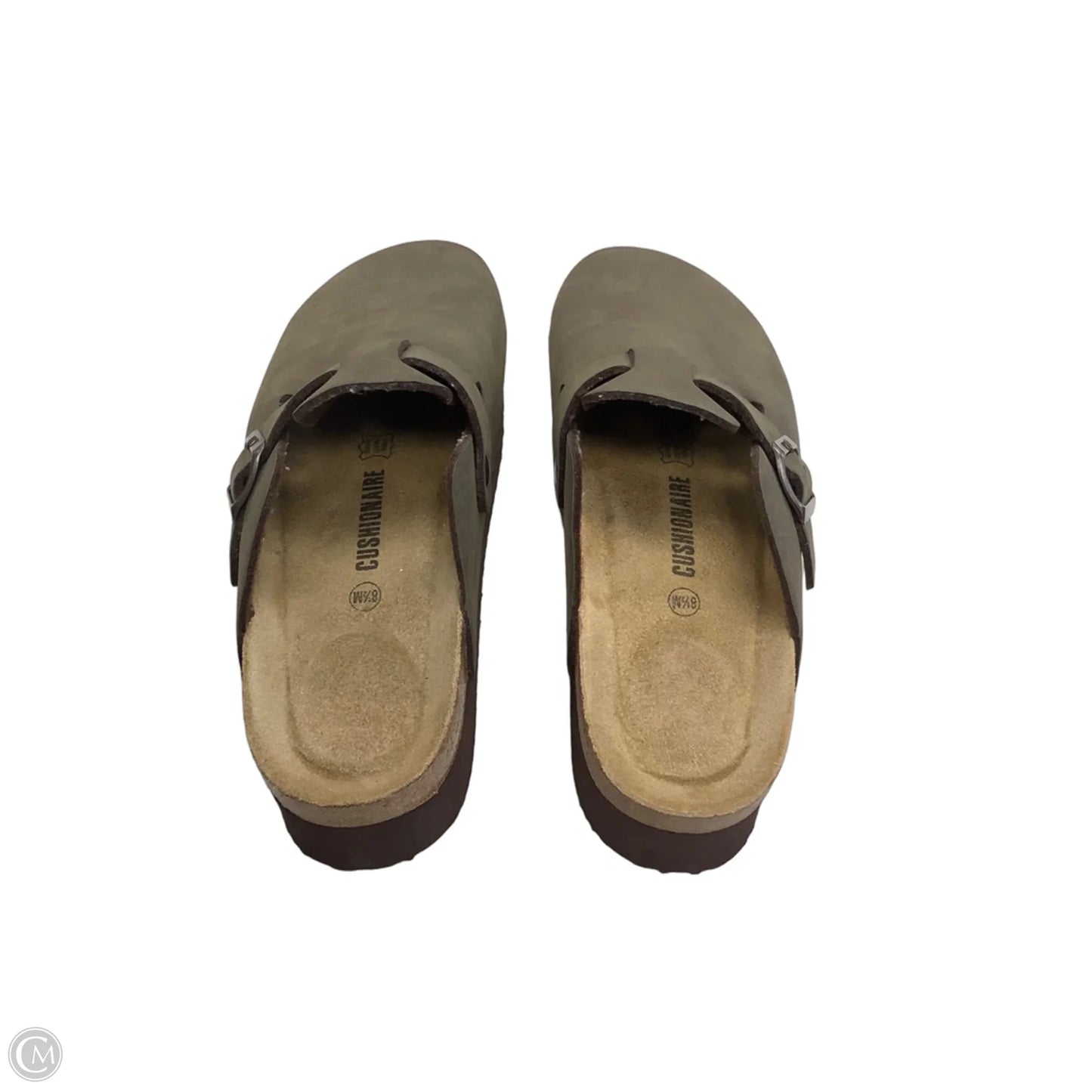Sandals Flats By Cushionaire In Green, Size: 8.5