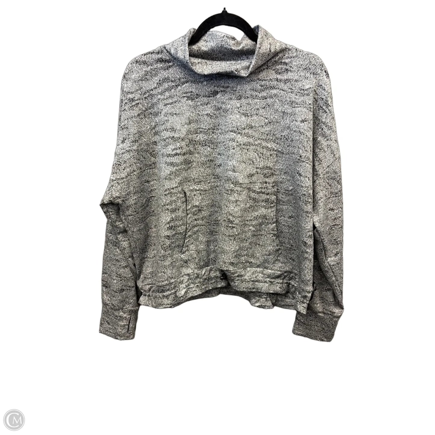 Athletic Top Long Sleeve Collar By Kyodan In Black, Size: Xl