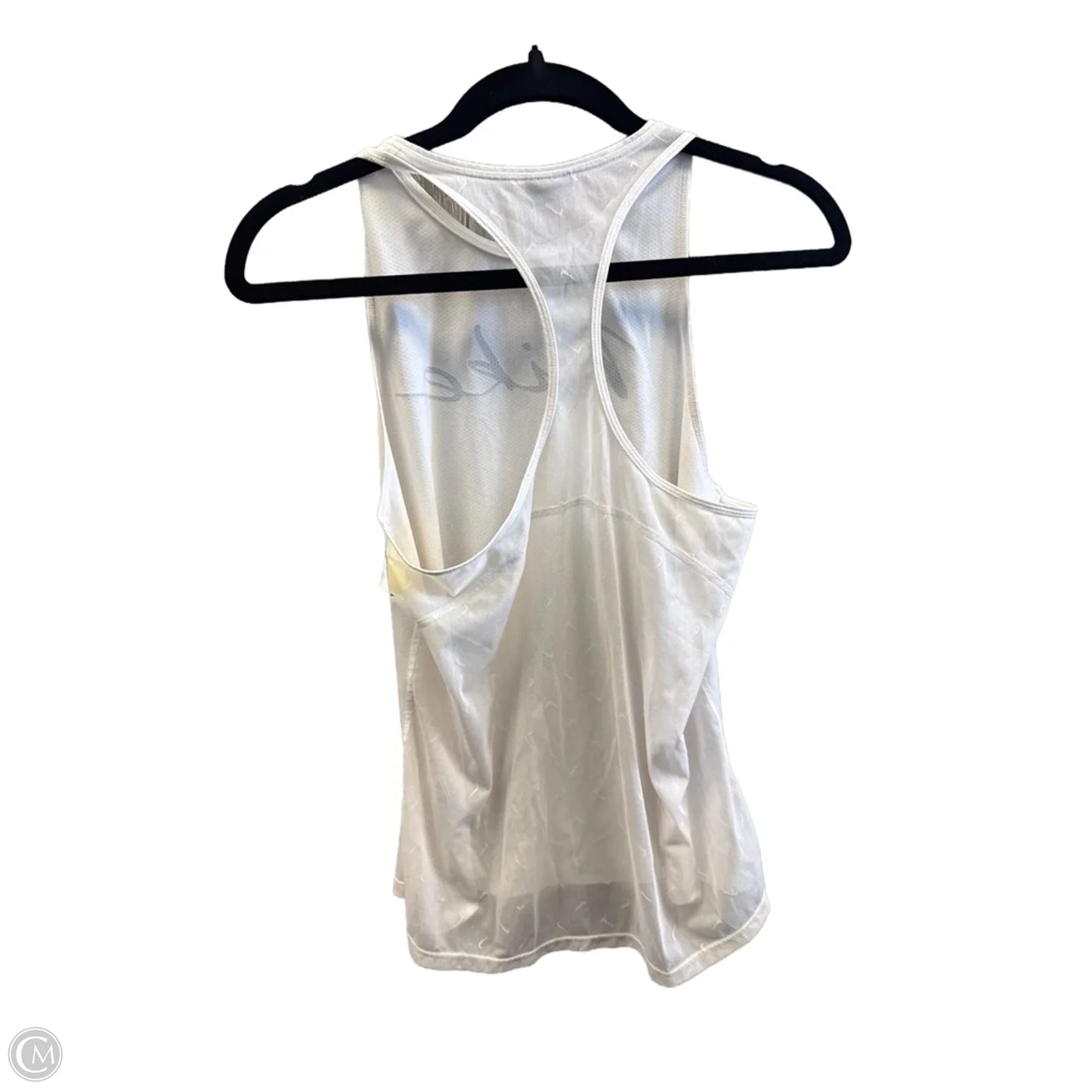 Athletic Tank Top By Nike In White, Size: M