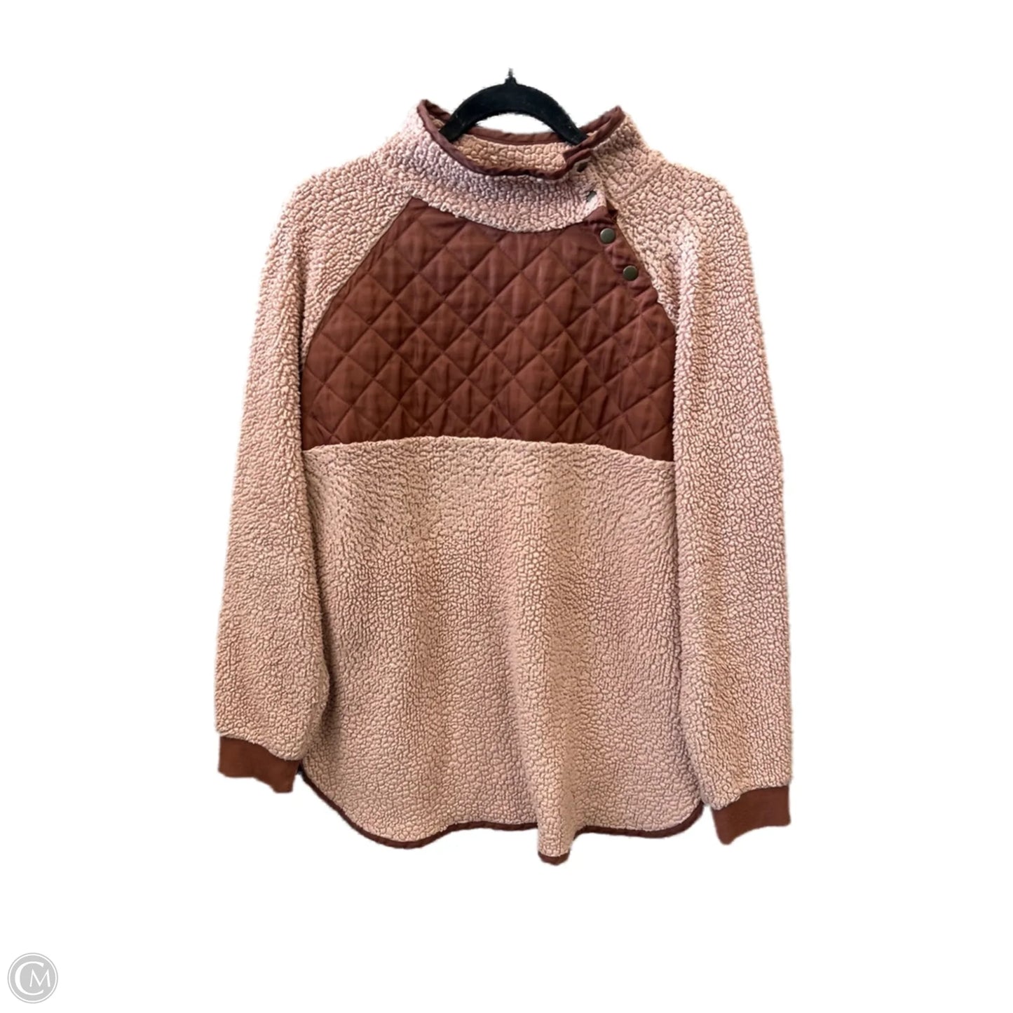 Sweatshirt Crewneck By Natural Reflections In Pink, Size: Xl