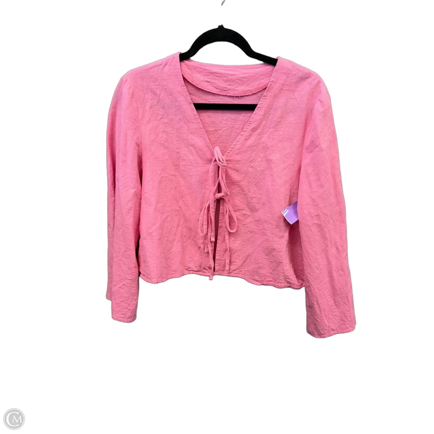 Top Long Sleeve By Clothes Mentor In Pink, Size: S