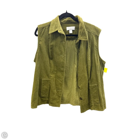 Vest Other By Cj Banks In Green, Size: Xl