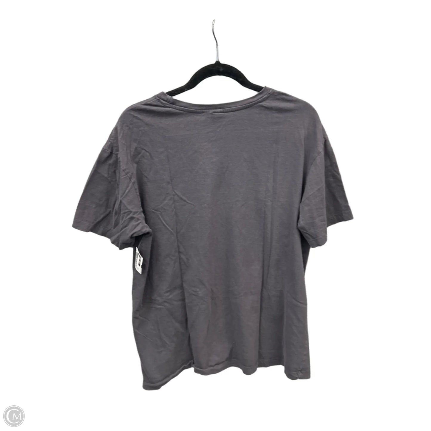 Top Short Sleeve By Clothes Mentor In Grey, Size: M