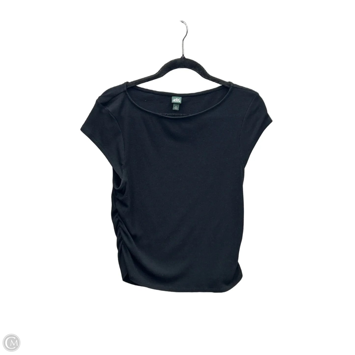 Top Short Sleeve Basic By Wild Fable In Black, Size: Xxl