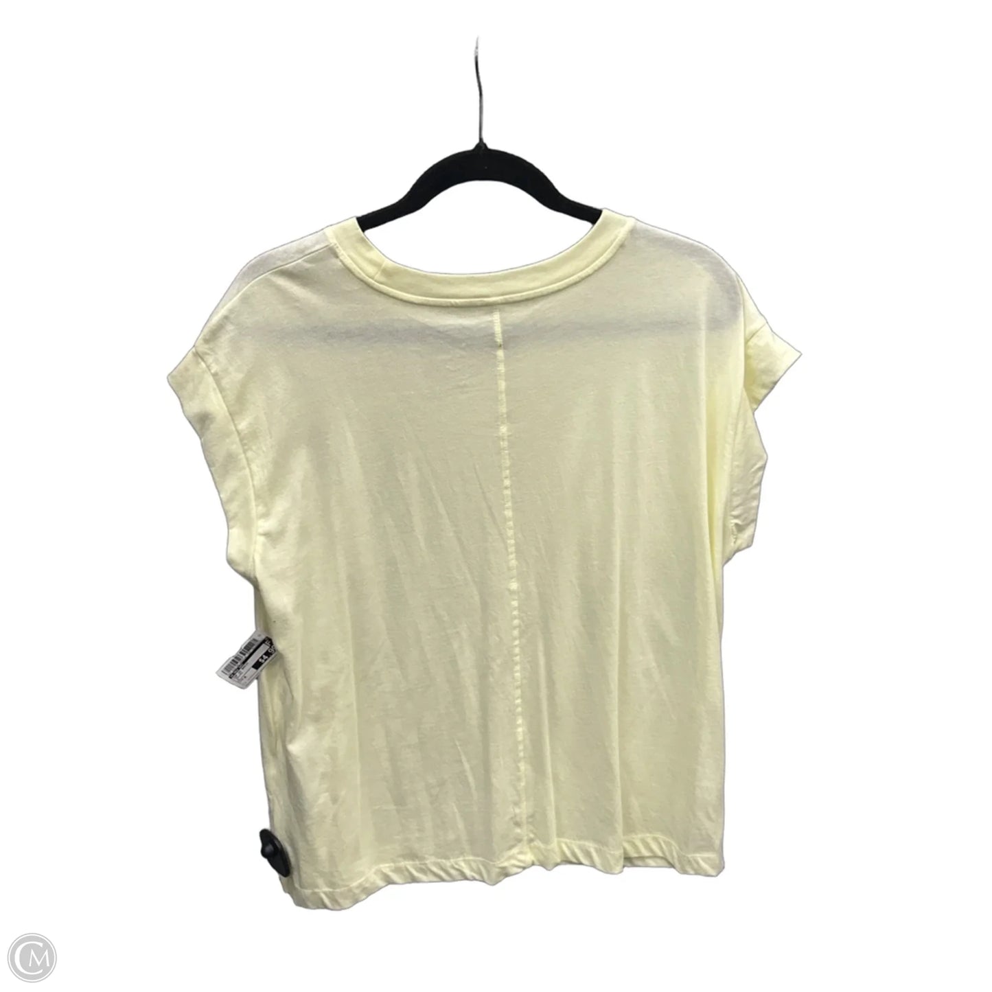 Top Short Sleeve Basic By A New Day In Yellow, Size: M