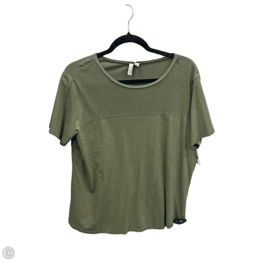 Top Short Sleeve Basic By Asos In Green, Size: Xl