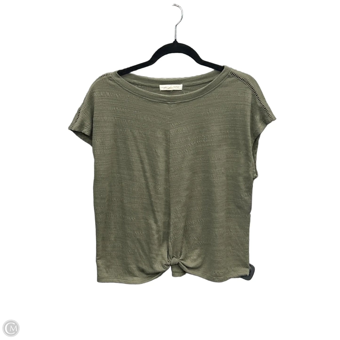 Top Short Sleeve By Clothes Mentor In Green, Size: L