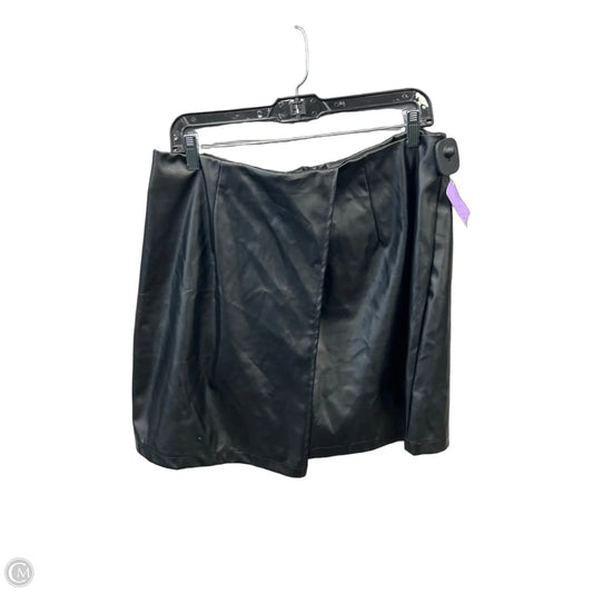 Skirt Midi By Shein In Black, Size: Xl