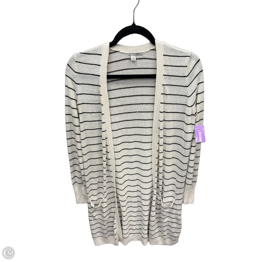 Cardigan By Halogen In Striped Pattern, Size: Xs