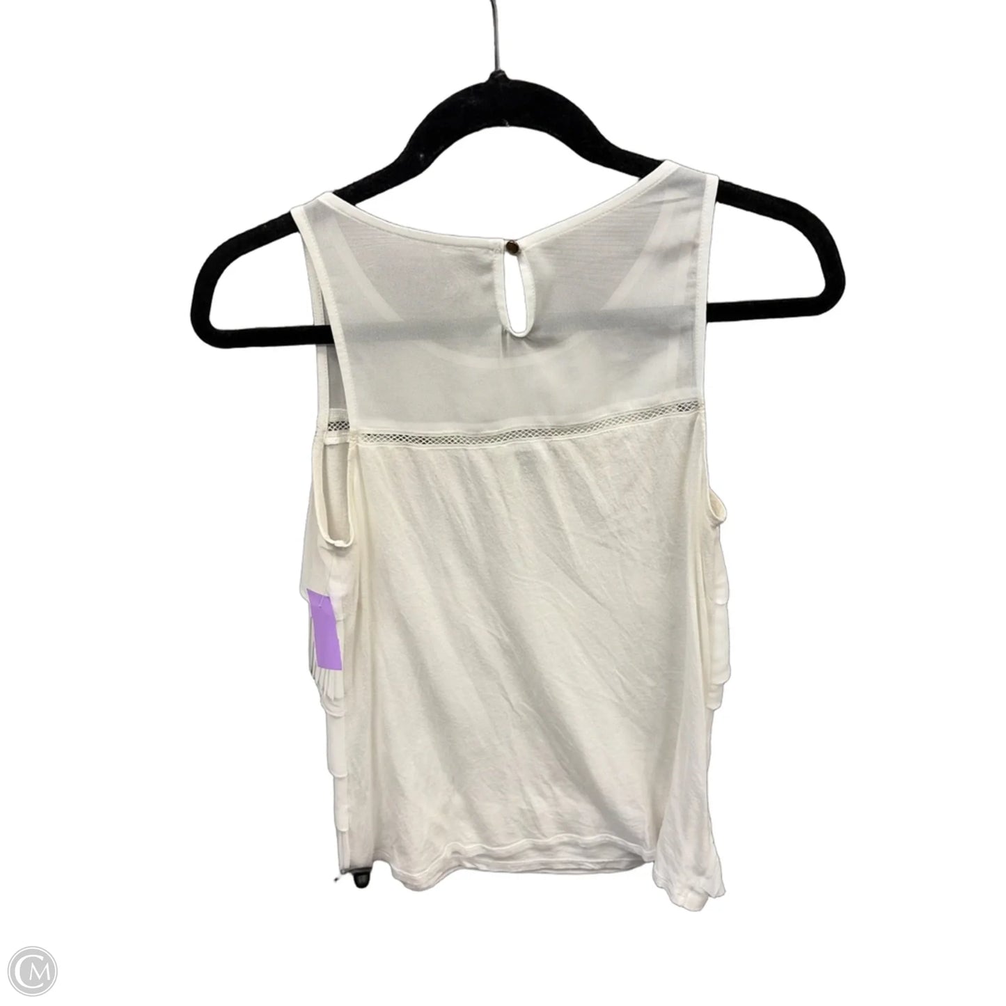 Top Sleeveless By Express In White, Size: Xs