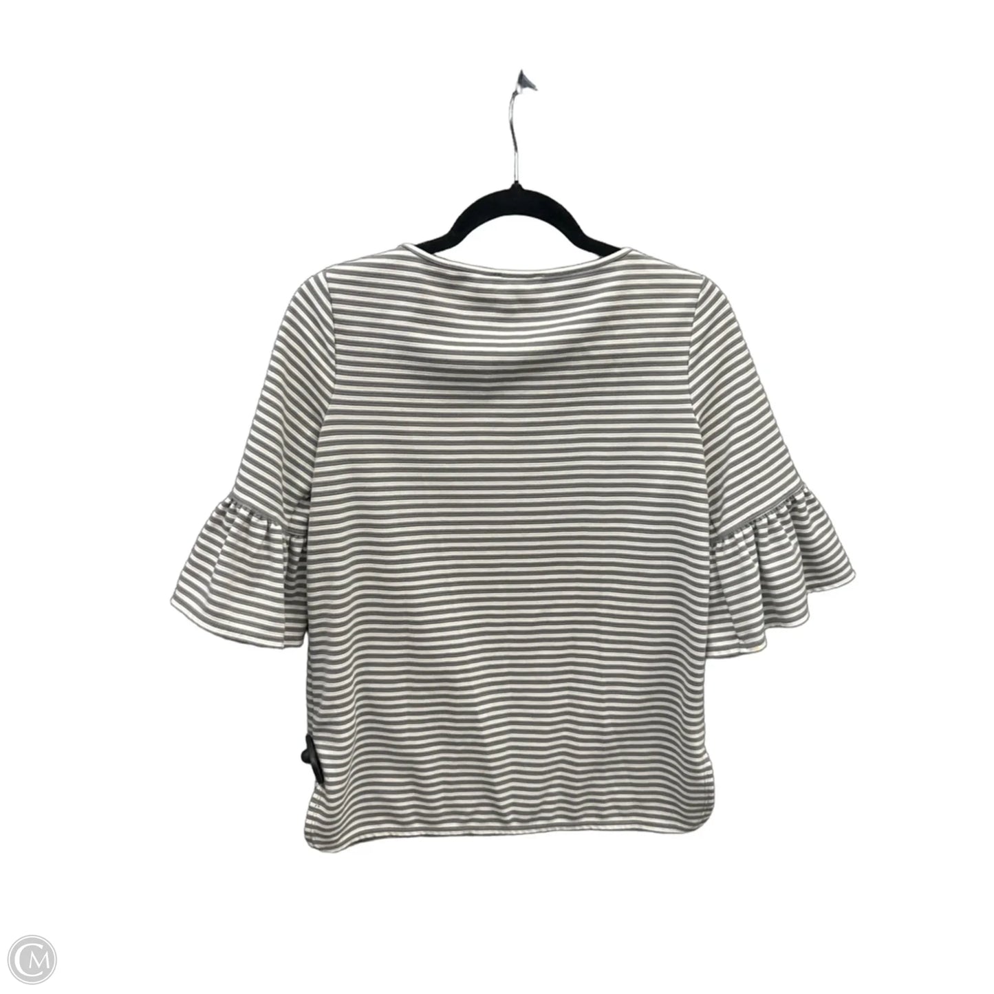 Top 3/4 Sleeve By Max Studio In Striped Pattern, Size: Xs
