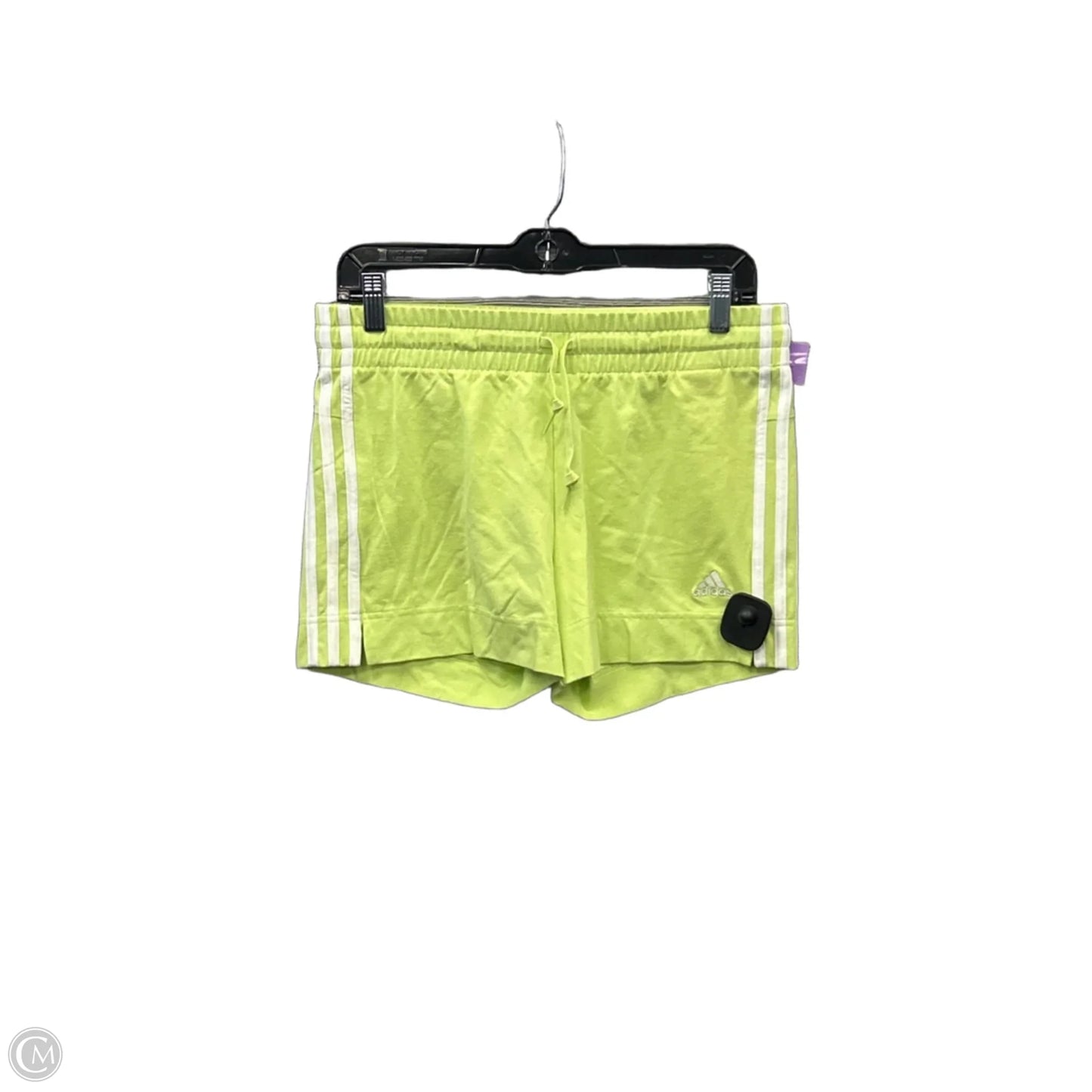 Athletic Shorts By Adidas In Green, Size: S