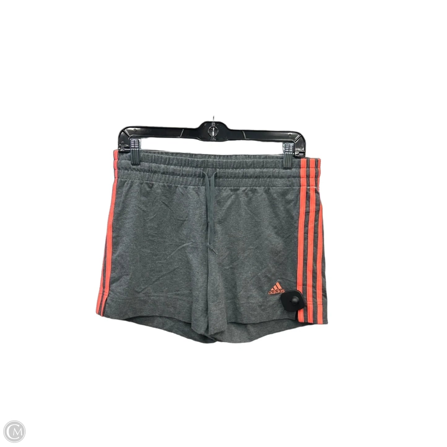 Athletic Shorts By Adidas In Grey, Size: S