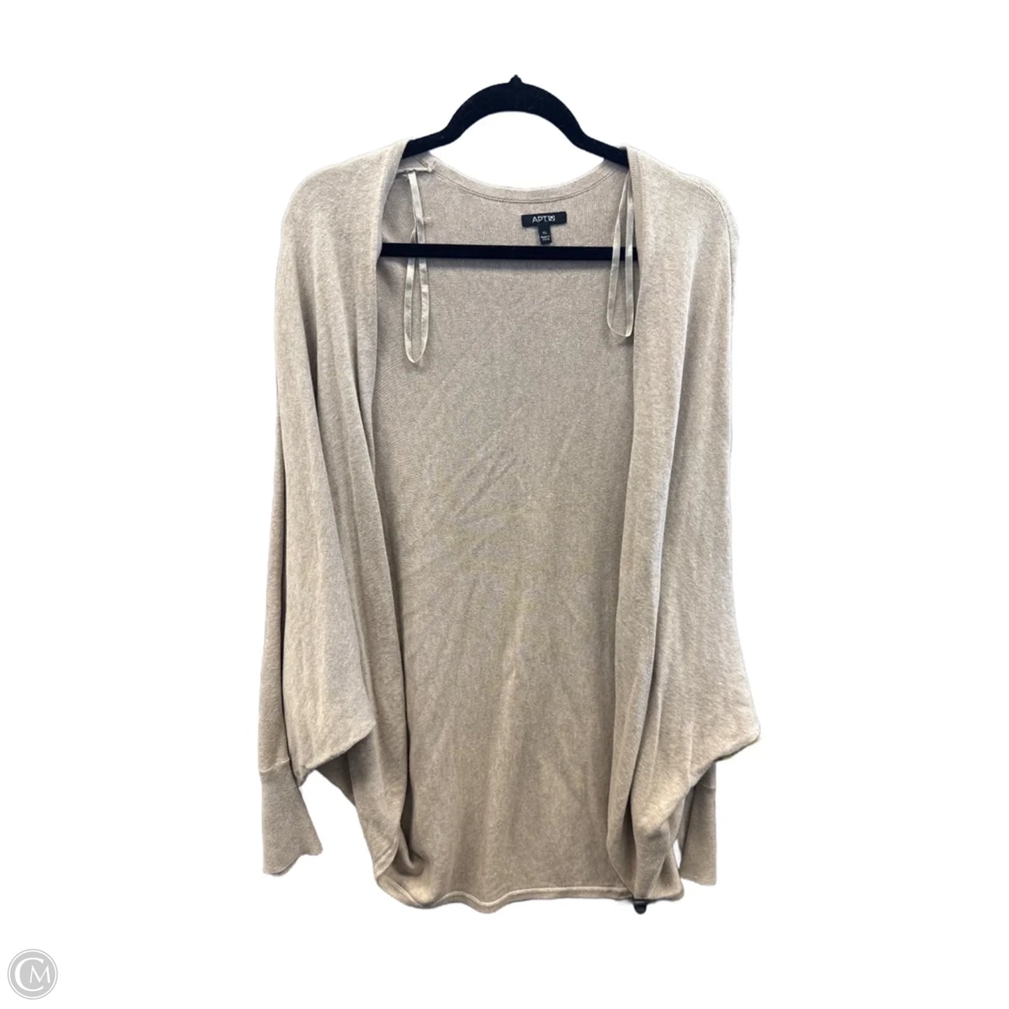 Cardigan By Apt 9 In Tan, Size: Xl