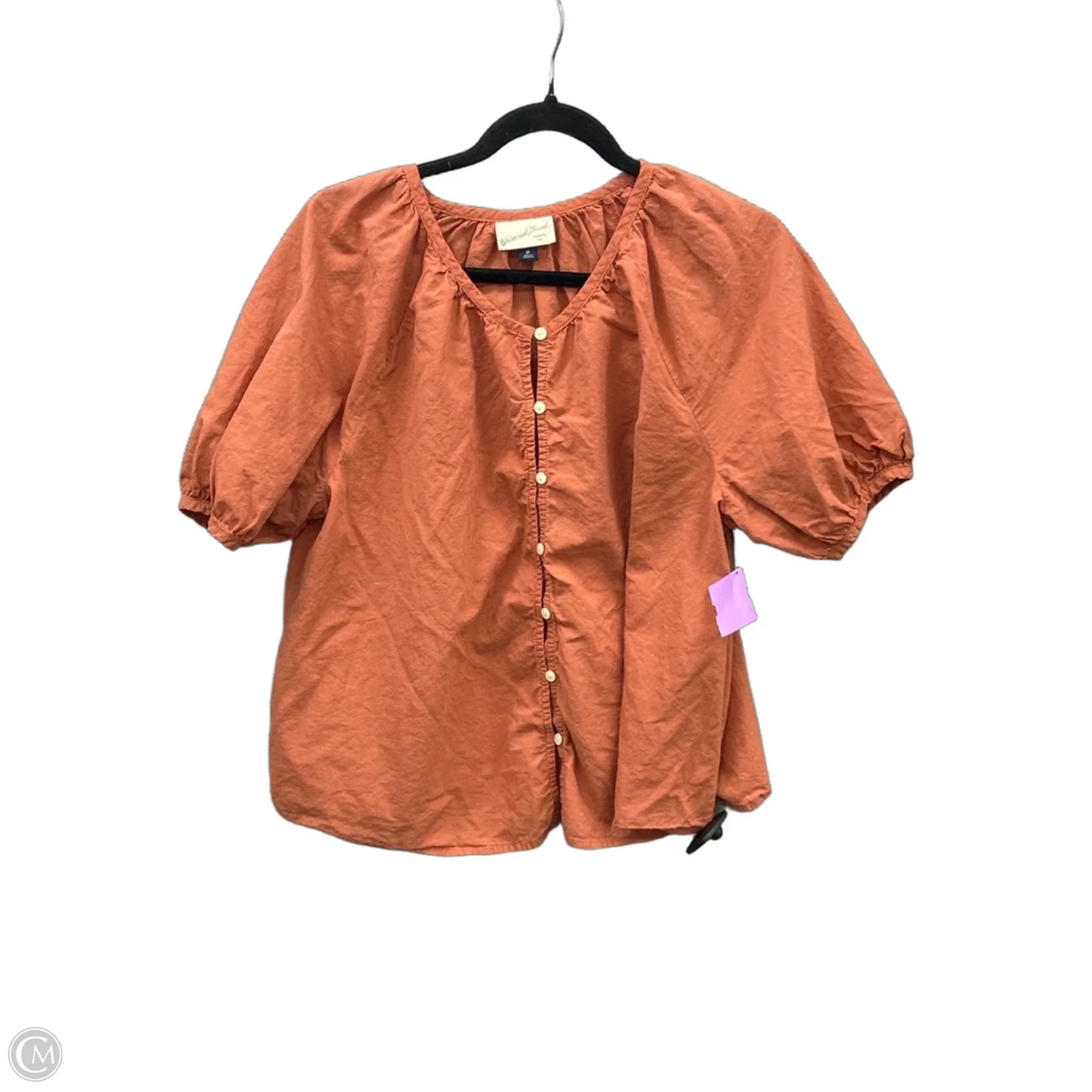 Top Short Sleeve By Universal Thread In Pink, Size: M