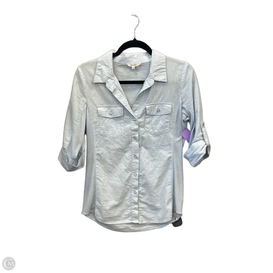 Top 3/4 Sleeve By Clothes Mentor In Blue, Size: S