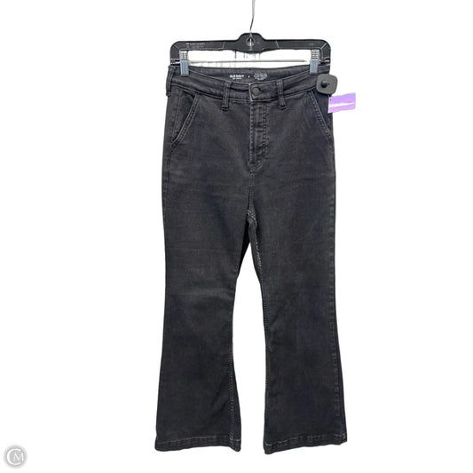 Jeans Flared By Old Navy In Black Denim, Size: 6