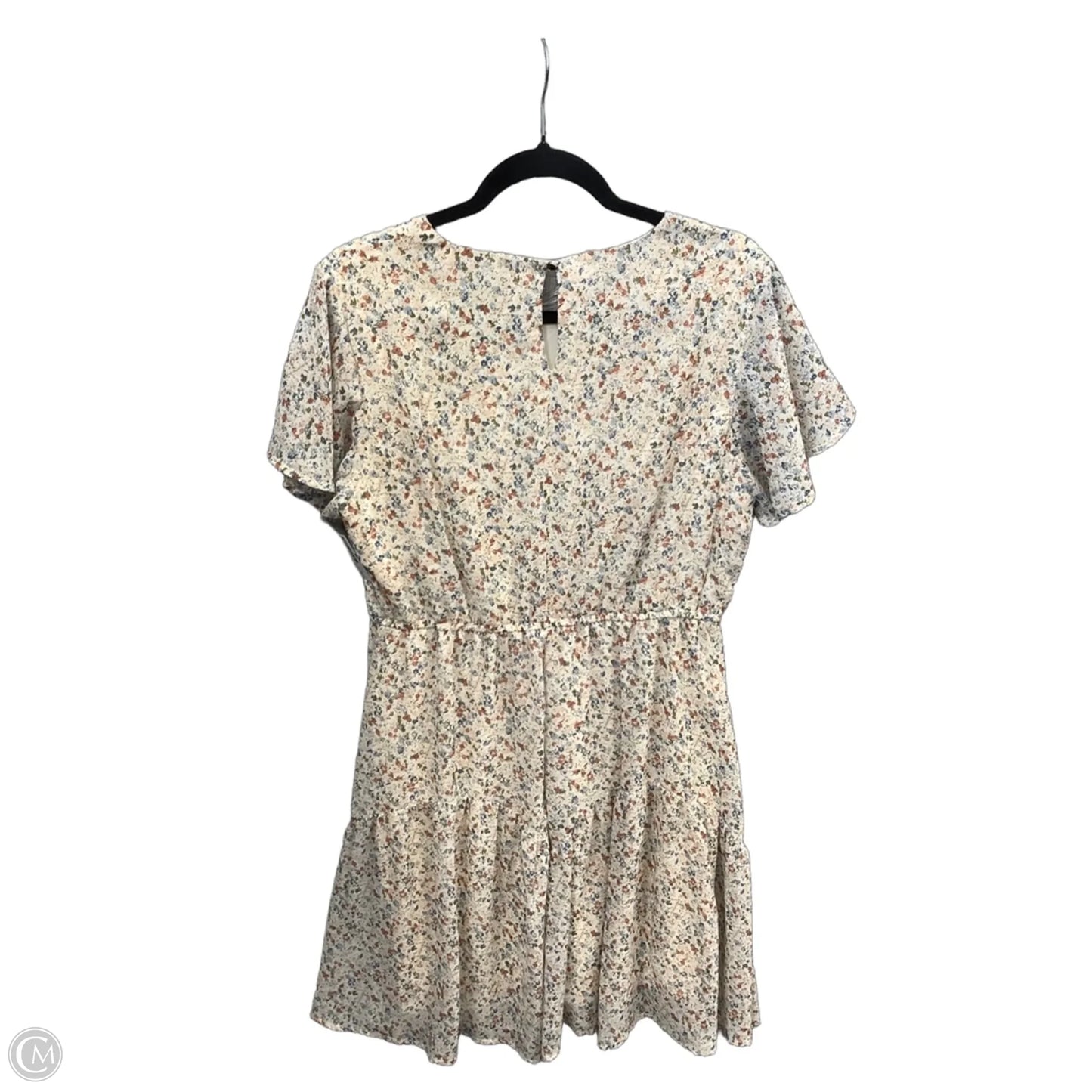 Dress Casual Midi By Clothes Mentor In Tan, Size: L