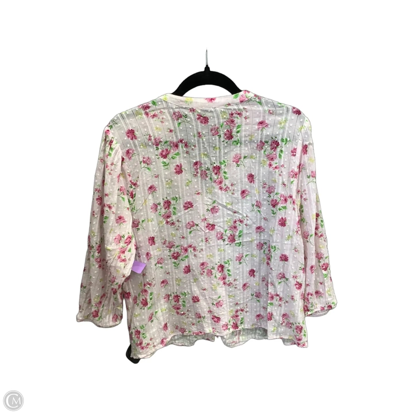 Top 3/4 Sleeve By Nanette By Nanette Lepore In Pink, Size: Xl