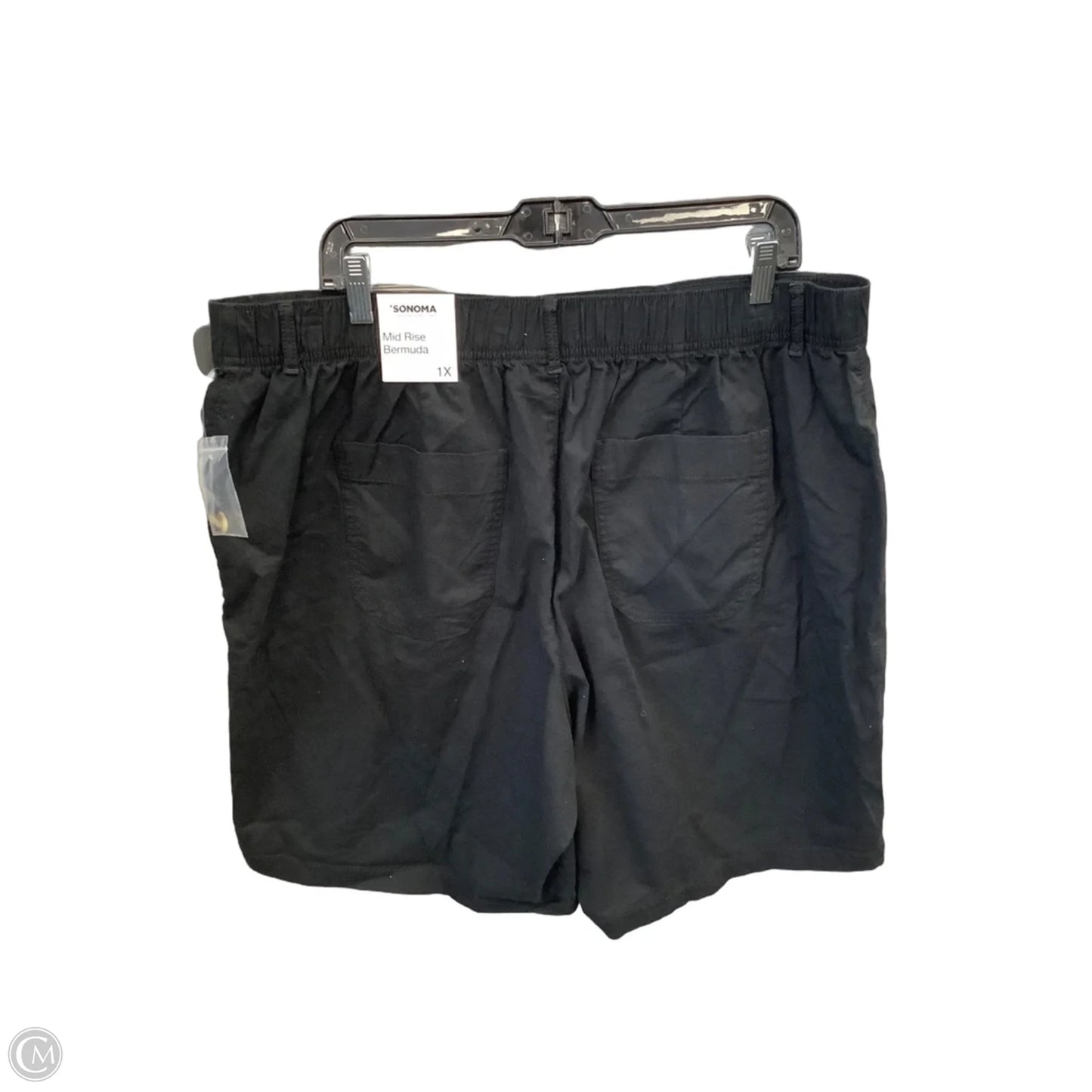 Shorts By Sonoma In Black, Size: 18