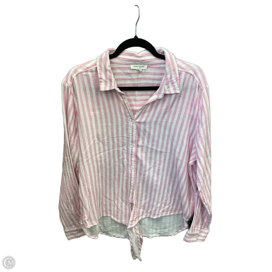 Tunic Long Sleeve By Beachlunchlounge In Striped Pattern, Size: Xl