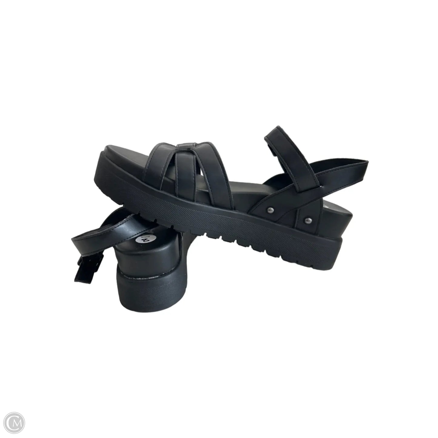 Sandals Heels Platform By Mia In Black, Size: 8