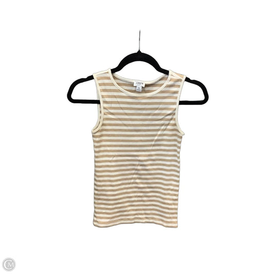 Top Sleeveless By J. Crew In Striped Pattern, Size: Xs