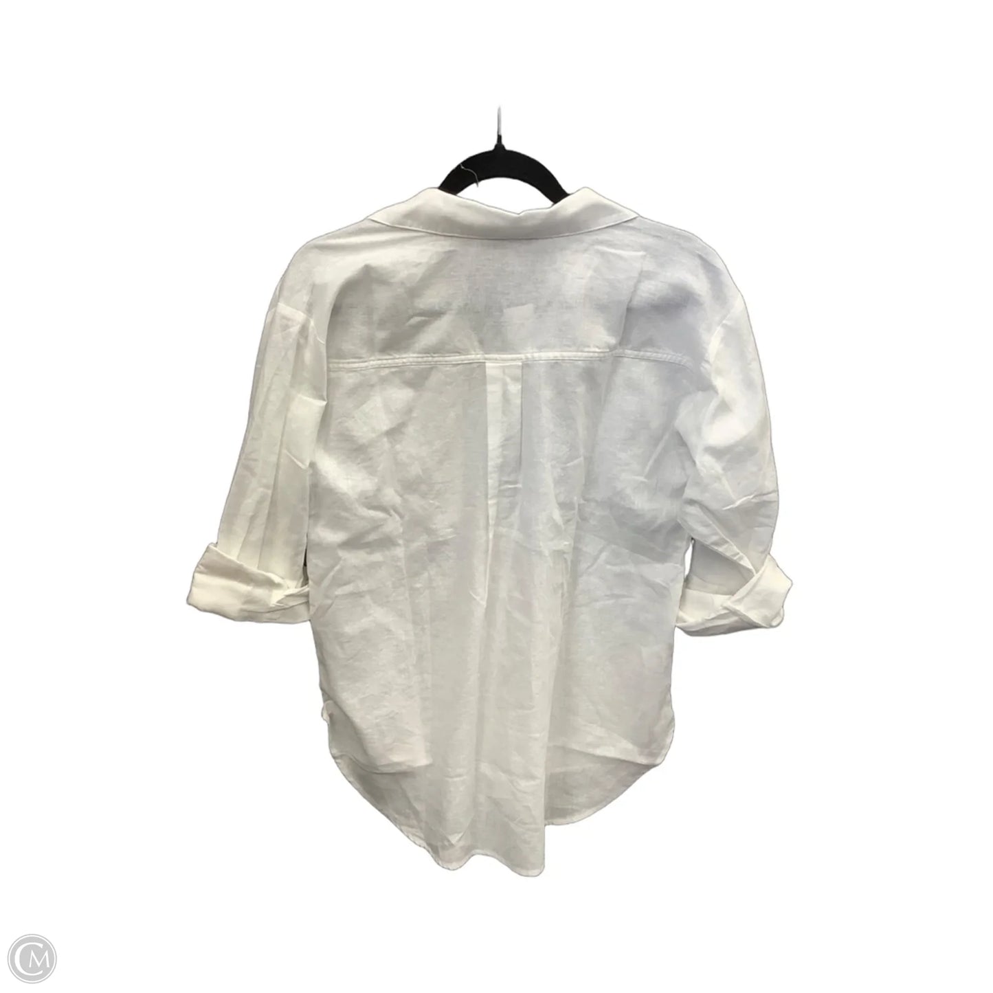 Top 2pc Short Sleeve By Loft In White, Size: Xs