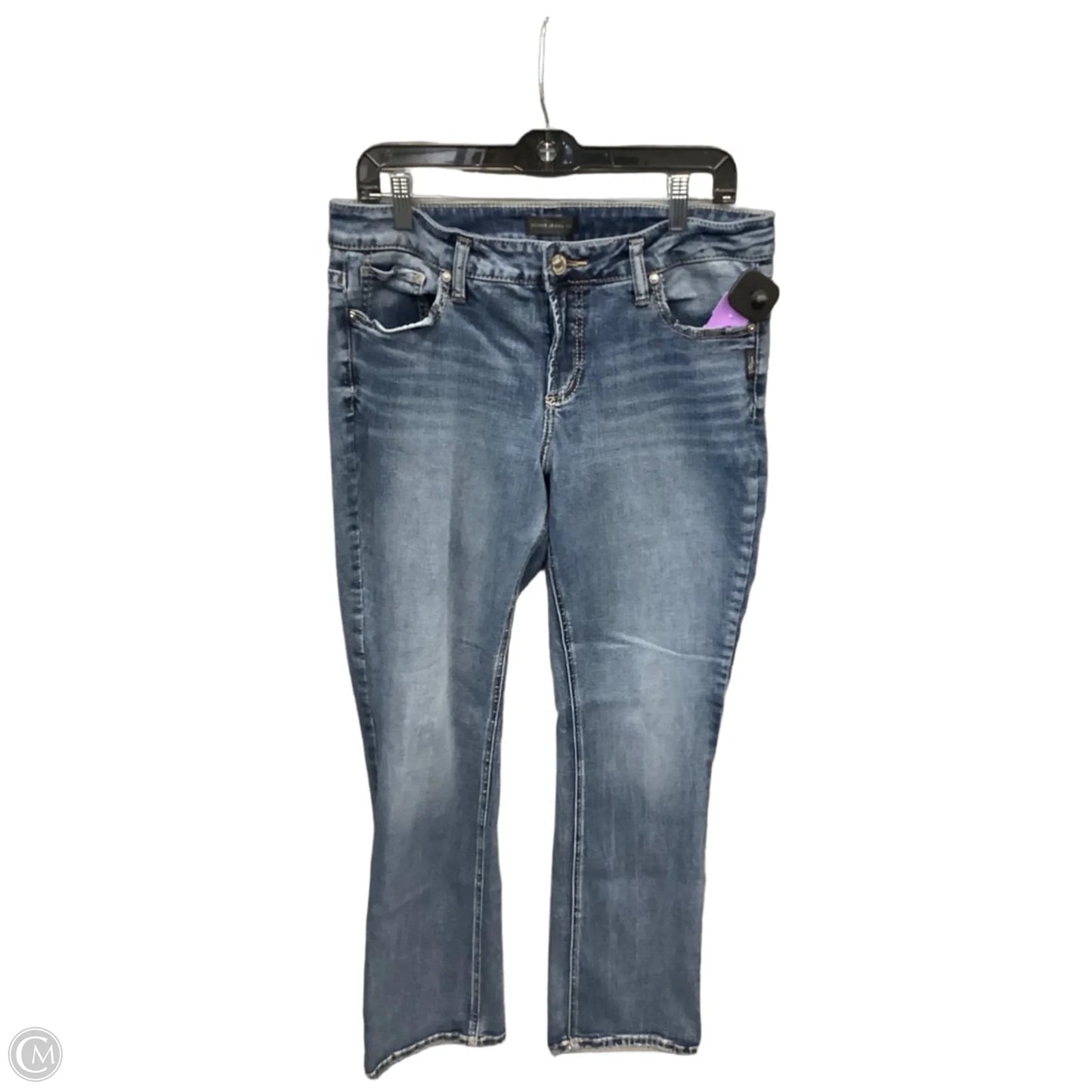 Jeans Straight By Cmc In Blue Denim, Size: 12