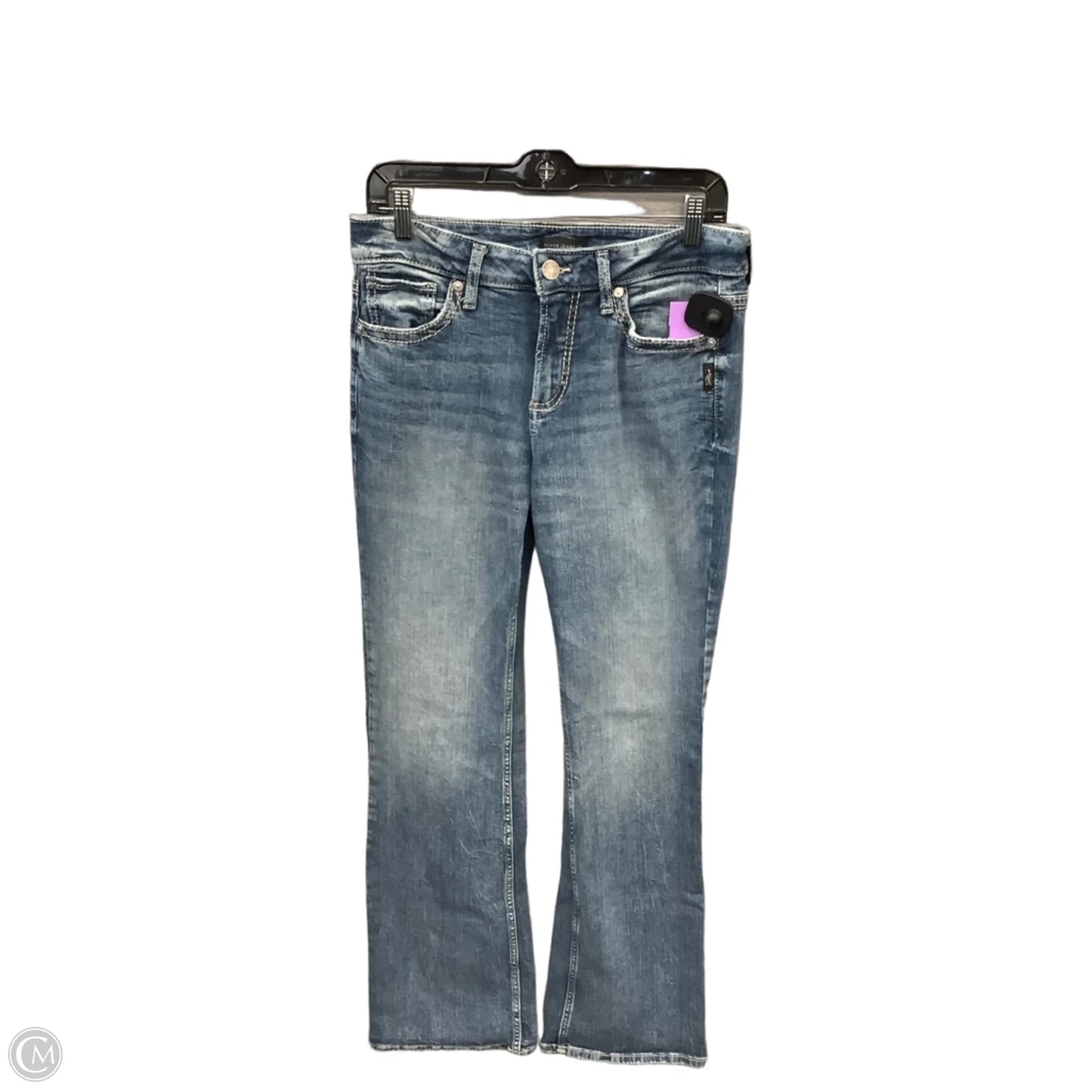 Jeans Boot Cut By Cmc In Blue Denim, Size: 12