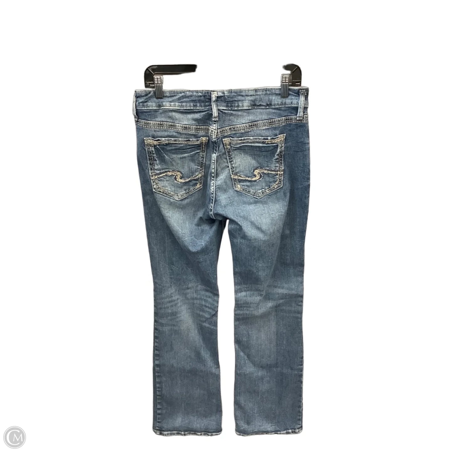 Jeans Boot Cut By Cmc In Blue Denim, Size: 12
