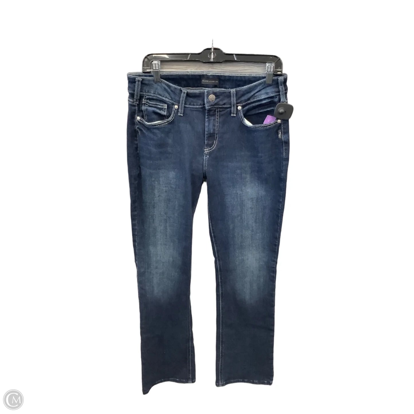 Jeans Boot Cut By Cmc In Blue Denim, Size: 12