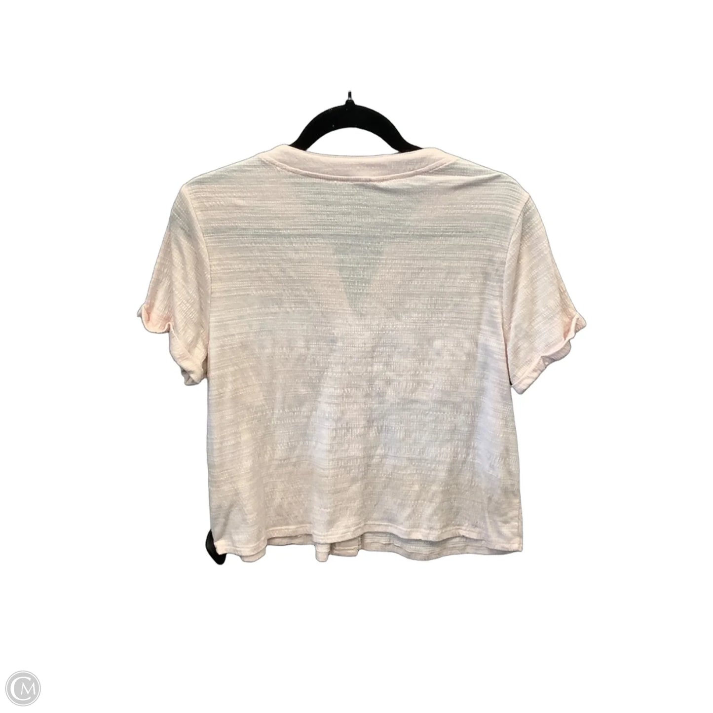 Top Short Sleeve By Clothes Mentor In Pink, Size: L