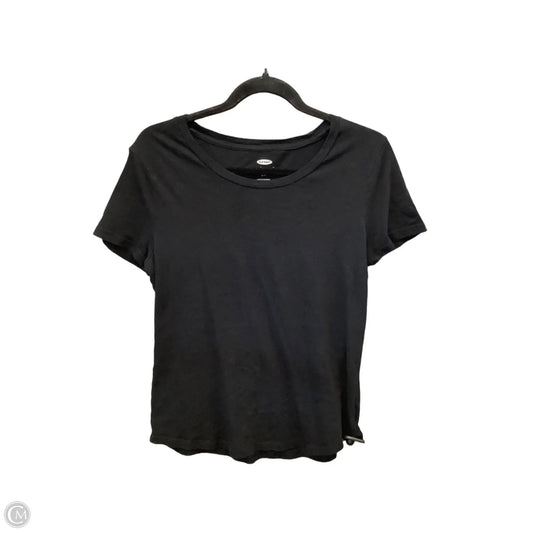 Top Short Sleeve Basic By Old Navy In Black, Size: Sp