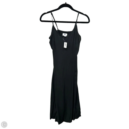 Dress Casual Midi By Old Navy In Black, Size: Xs