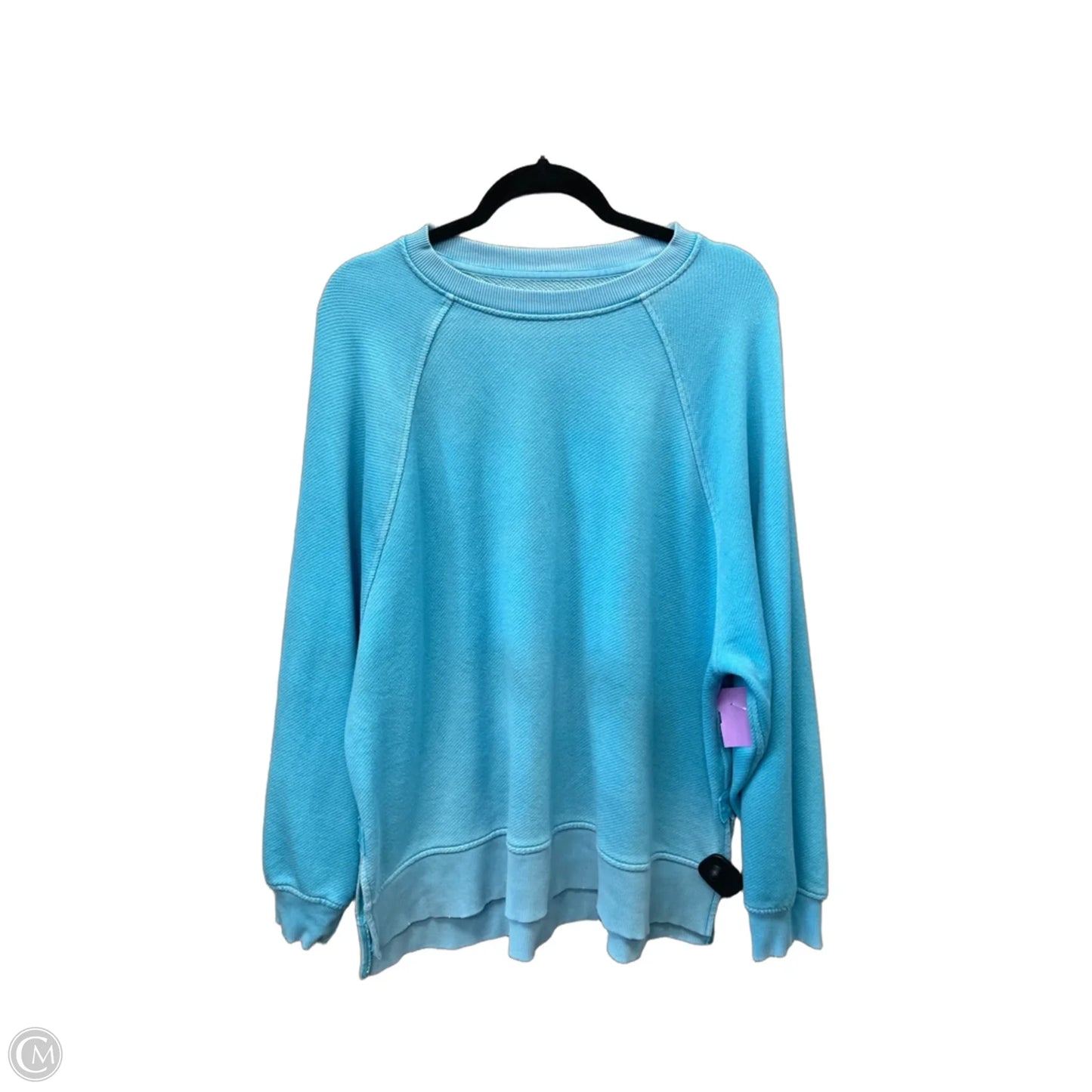 Sweatshirt Crewneck By Aerie In Blue, Size: M