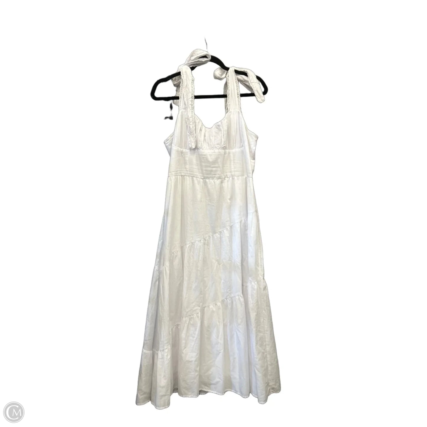 Dress Casual Maxi By Francesca’s In White, Size: L
