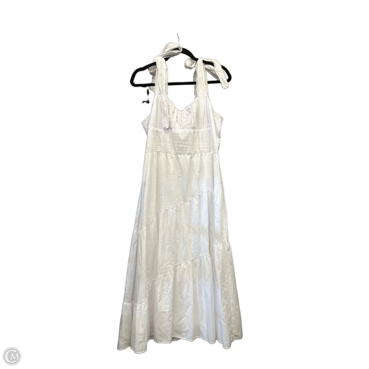 Dress Casual Maxi By Francesca’s In White, Size: L