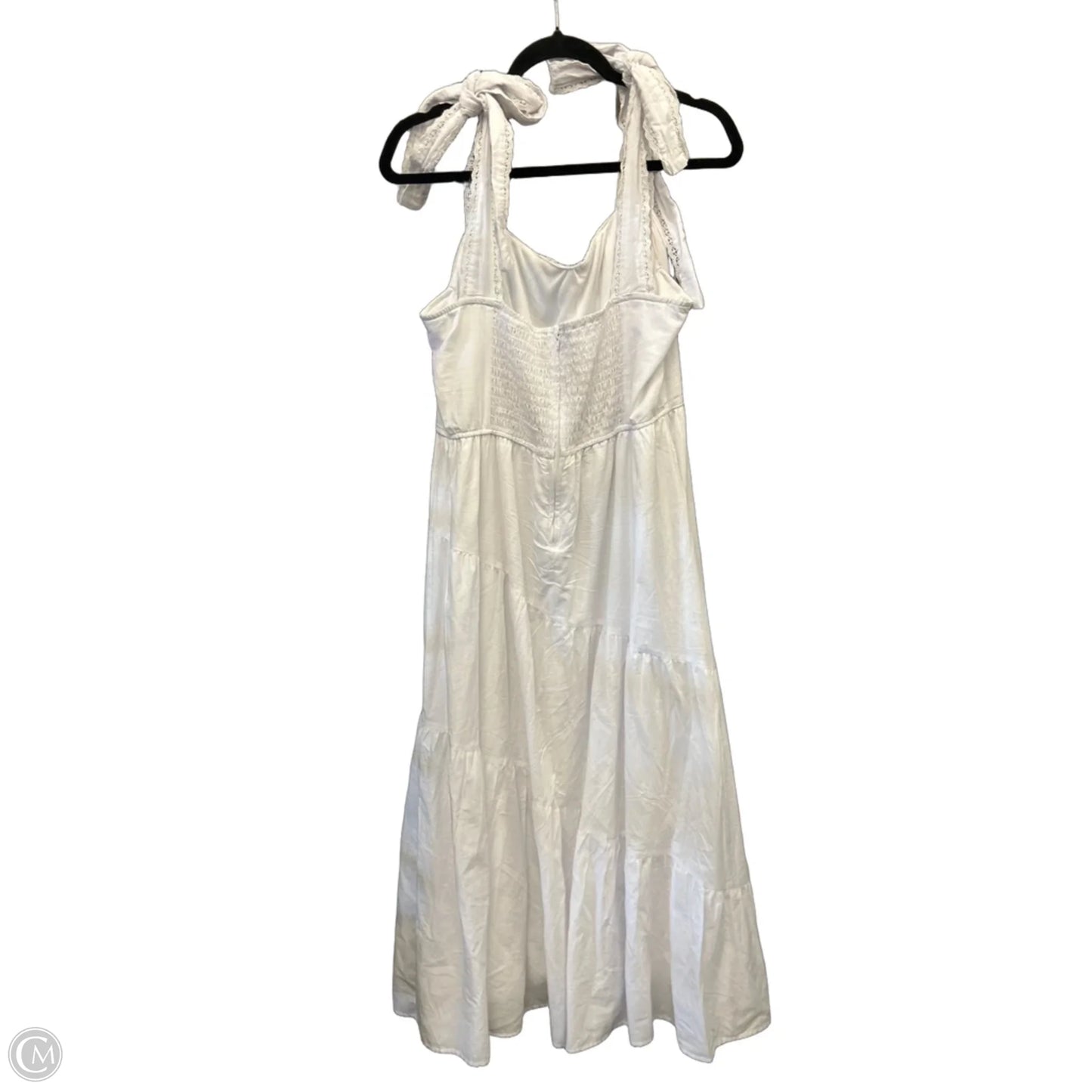 Dress Casual Maxi By Francesca’s In White, Size: L