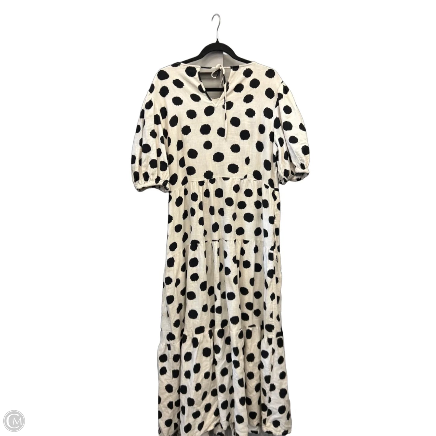 Dress Casual Maxi By Who What Wear In Polkadot Pattern, Size: L