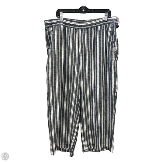 Pants Wide Leg By Old Navy In Striped Pattern, Size: 16