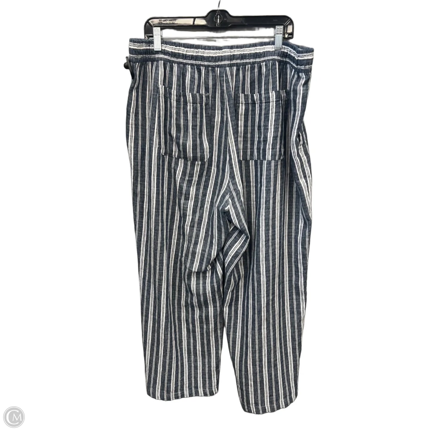 Pants Wide Leg By Old Navy In Striped Pattern, Size: 16