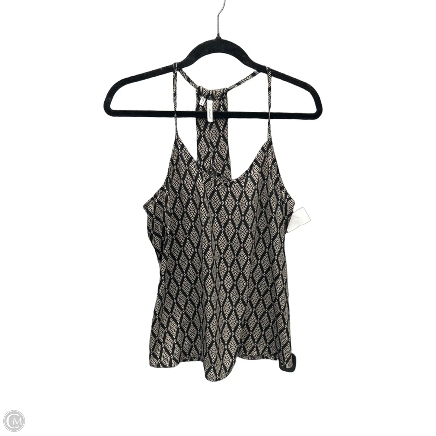 Top Sleeveless By Studio Y In Black, Size: S