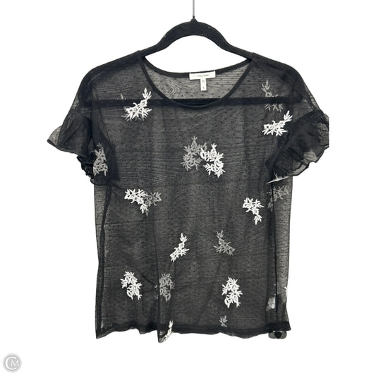 Top Short Sleeve By Maurices In Black, Size: S