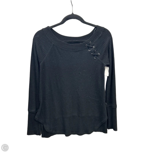 Tunic Long Sleeve By Maurices In Black, Size: S